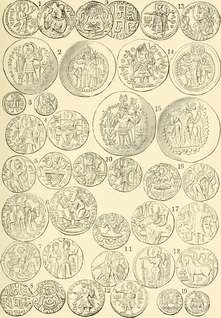 An illustration from Illustrated encyclopaedia of gold and silver coins of the world; illustrating the modern, ancient, current and curious, from A.D. 1885 back to B.C. 700, 1886, leaf 418