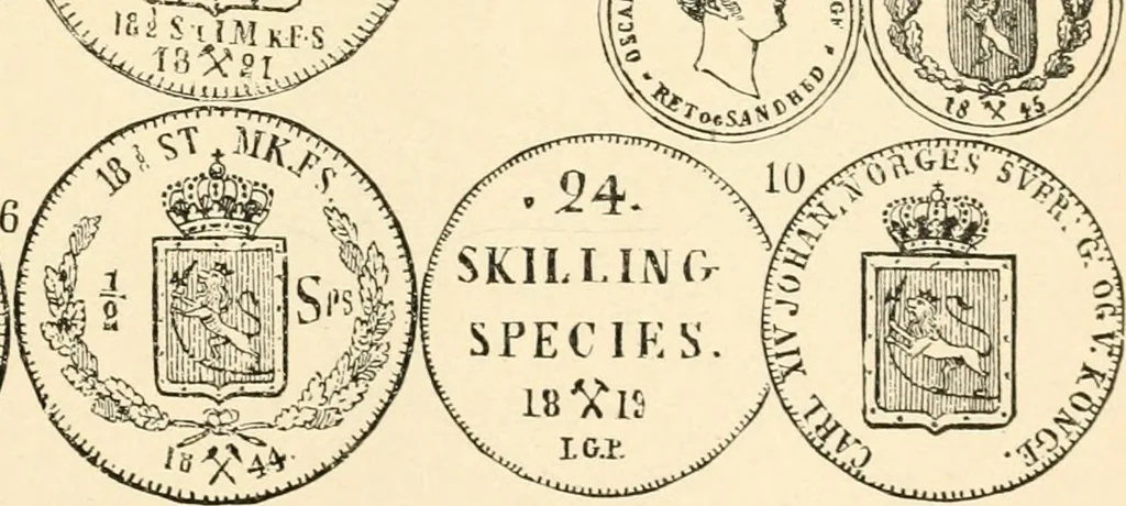 An illustration from Illustrated encyclopaedia of gold and silver coins of the world; illustrating the modern, ancient, current and curious, from A.D. 1885 back to B.C. 700, 1886, leaf 448