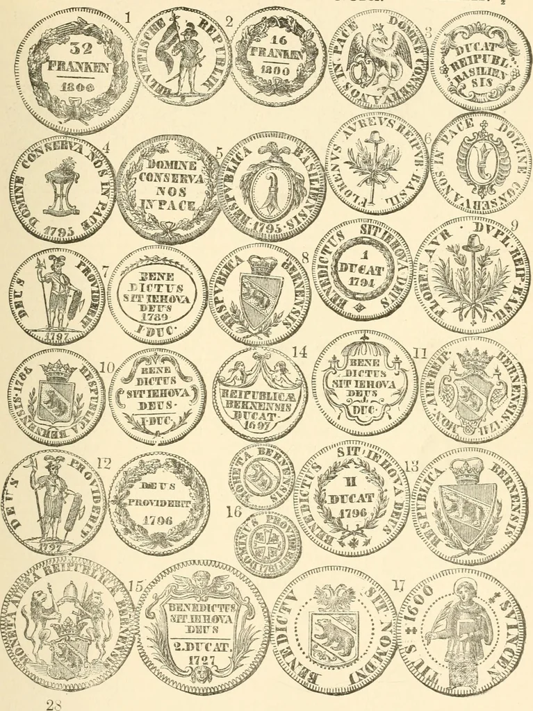 An illustration from Illustrated encyclopaedia of gold and silver coins of the world; illustrating the modern, ancient, current and curious, from A.D. 1885 back to B.C. 700, 1886, leaf 452