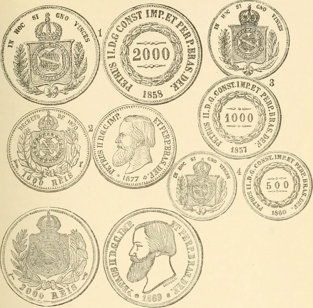 An illustration from Illustrated encyclopaedia of gold and silver coins of the world; illustrating the modern, ancient, current and curious, from A.D. 1885 back to B.C. 700, 1886, leaf 46