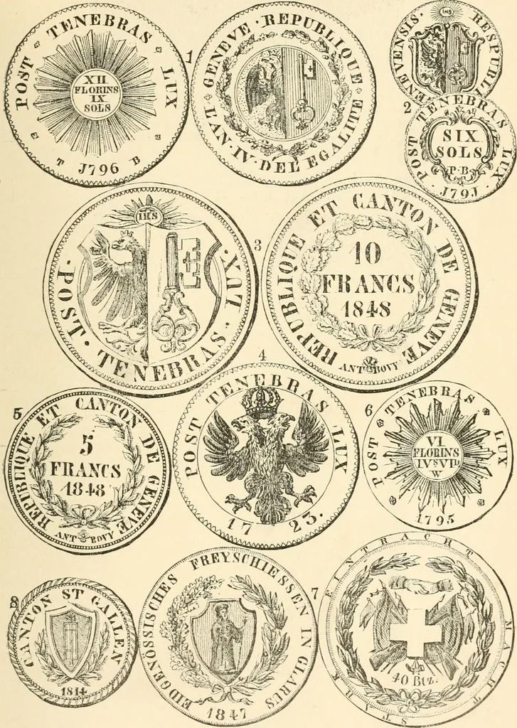 An illustration from Illustrated encyclopaedia of gold and silver coins of the world; illustrating the modern, ancient, current and curious, from A.D. 1885 back to B.C. 700, 1886, leaf 460