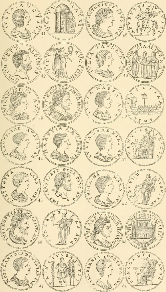 An illustration from Illustrated encyclopaedia of gold and silver coins of the world; illustrating the modern, ancient, current and curious, from A.D. 1885 back to B.C. 700, 1886, leaf 492