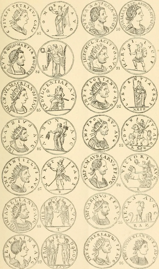 An illustration from Illustrated encyclopaedia of gold and silver coins of the world; illustrating the modern, ancient, current and curious, from A.D. 1885 back to B.C. 700, 1886, leaf 498