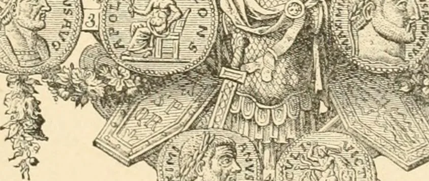 An illustration from Illustrated encyclopaedia of gold and silver coins of the world; illustrating the modern, ancient, current and curious, from A.D. 1885 back to B.C. 700, 1886, leaf 506