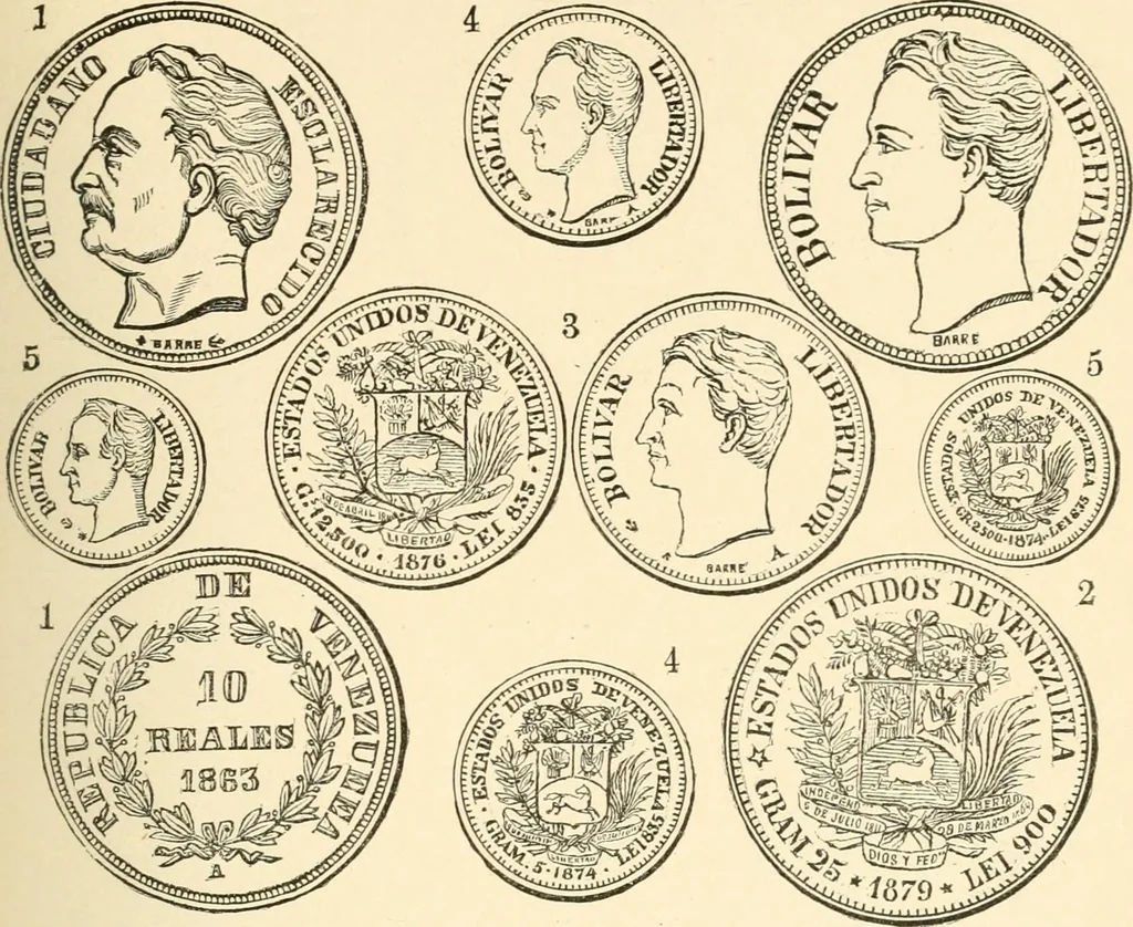 An illustration from Illustrated encyclopaedia of gold and silver coins of the world; illustrating the modern, ancient, current and curious, from A.D. 1885 back to B.C. 700, 1886, leaf 62