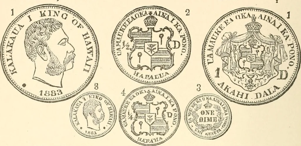 An illustration from Illustrated encyclopaedia of gold and silver coins of the world; illustrating the modern, ancient, current and curious, from A.D. 1885 back to B.C. 700, 1886, leaf 75