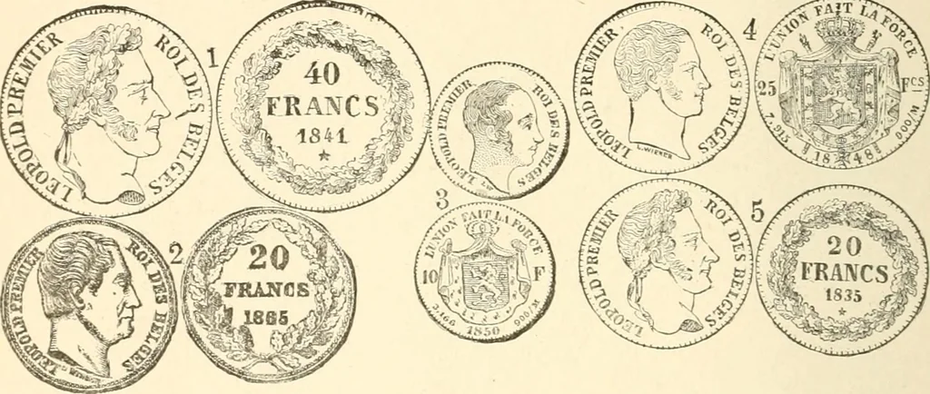 An illustration from Illustrated encyclopaedia of gold and silver coins of the world; illustrating the modern, ancient, current and curious, from A.D. 1885 back to B.C. 700, 1886, leaf 93