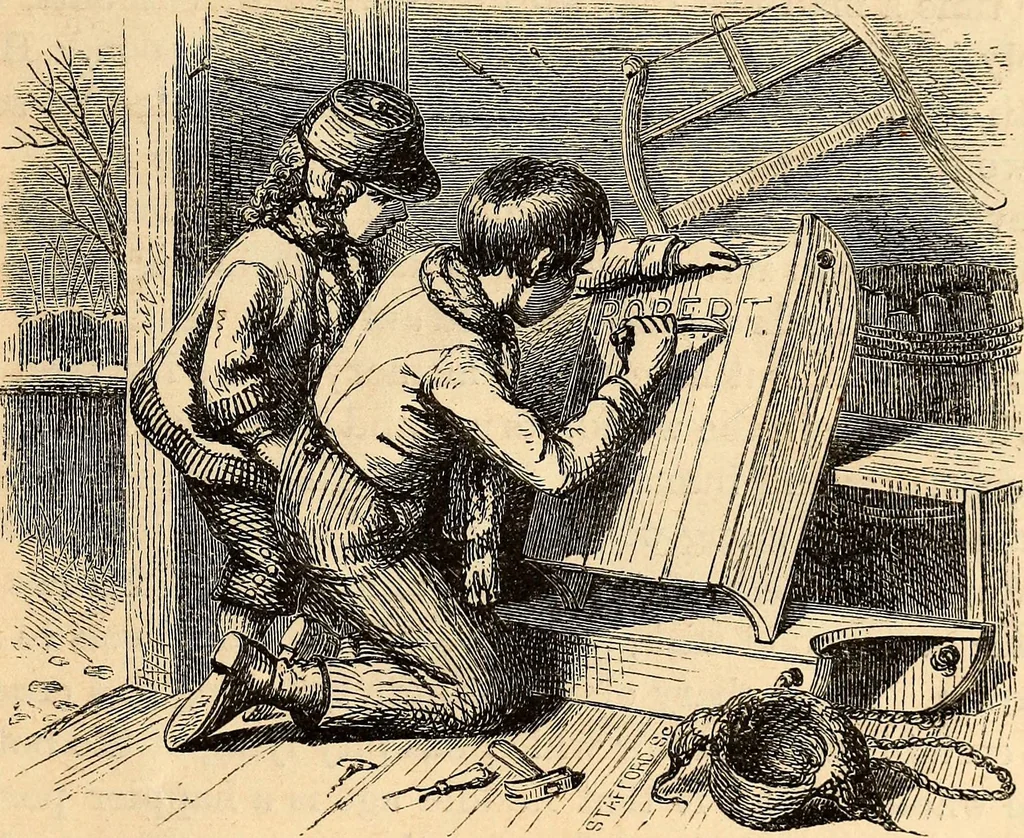 An illustration from The illustrated family Christian almanac for the United States, for the year of our Lord and Saviour Jesus Christ, 1867, 1866, leaf 32