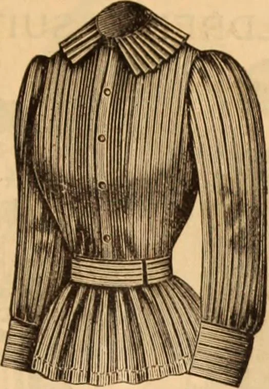 An illustration from Illustrated fashion catalogue : summer, 1890, 1890, leaf 10