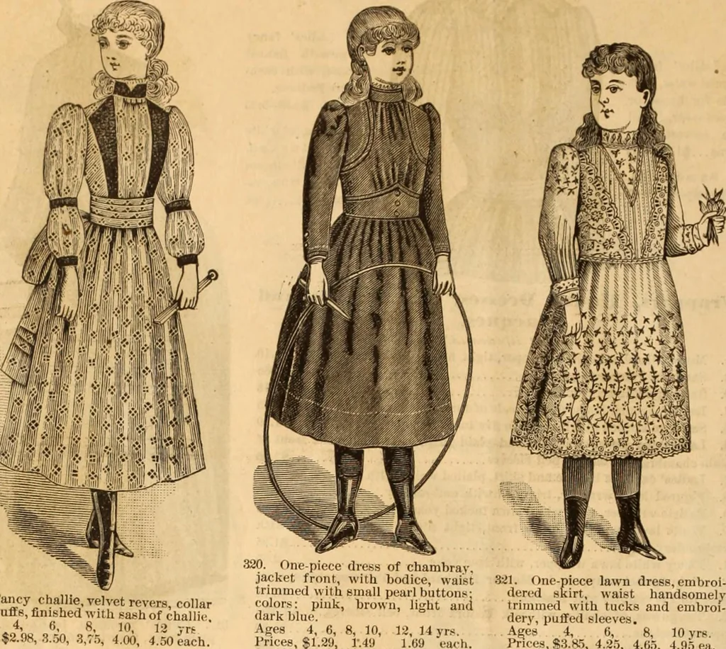 An illustration from Illustrated fashion catalogue : summer, 1890, 1890, leaf 11