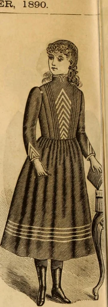 An illustration from Illustrated fashion catalogue : summer, 1890, 1890, leaf 11