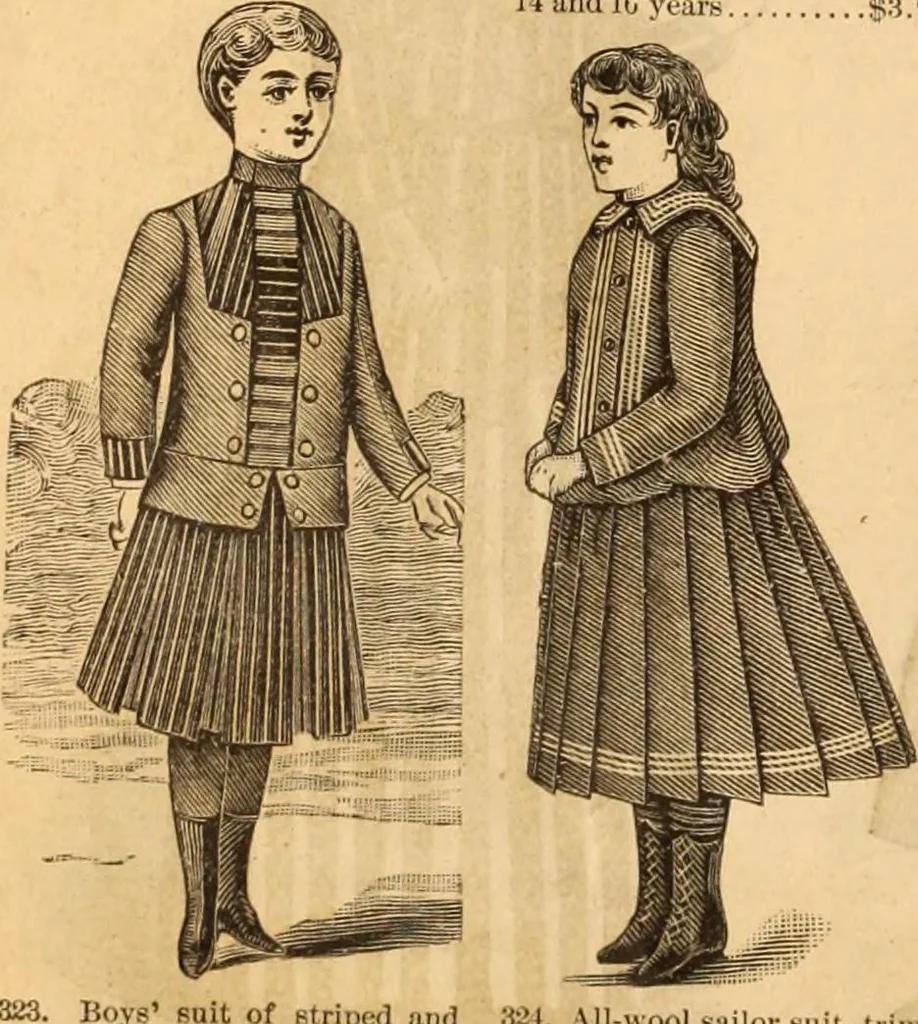 An illustration from Illustrated fashion catalogue : summer, 1890, 1890, leaf 11