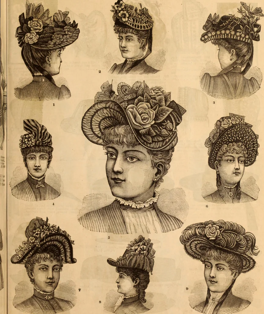 An illustration from Illustrated fashion catalogue : summer, 1890, 1890, leaf 12