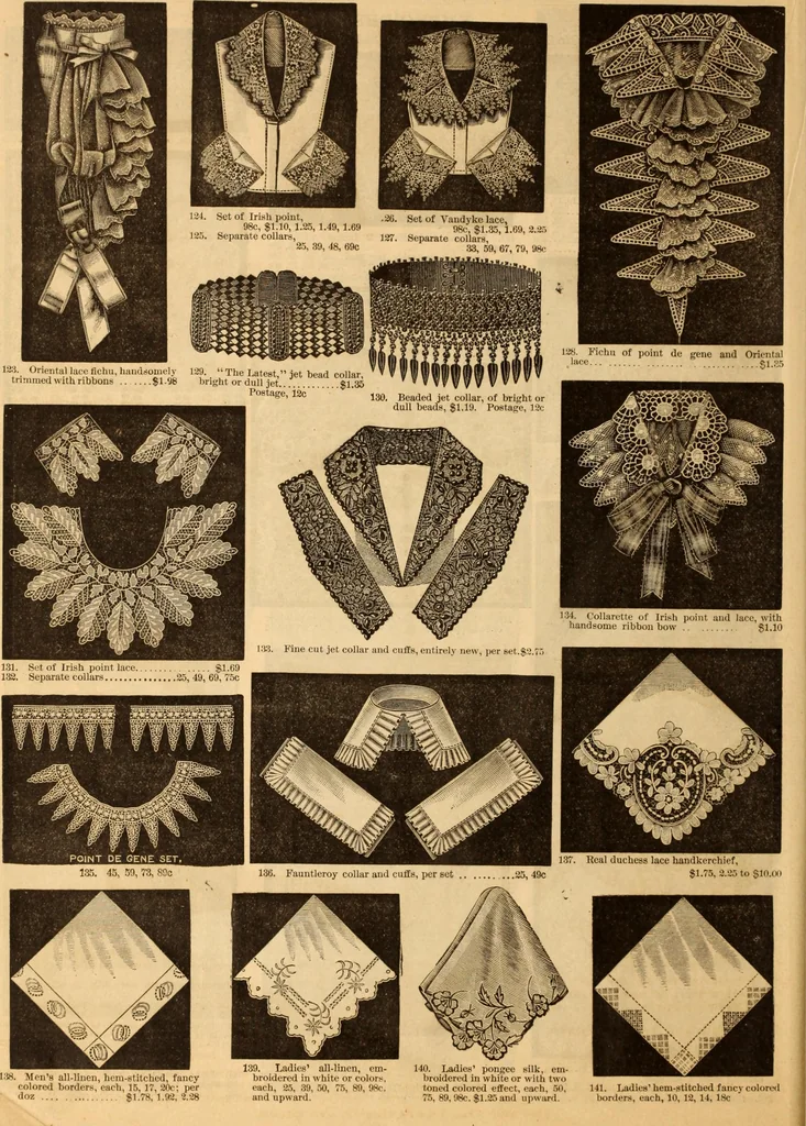 An illustration from Illustrated fashion catalogue : summer, 1890, 1890, leaf 17