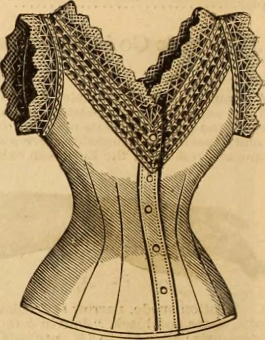 An illustration from Illustrated fashion catalogue : summer, 1890, 1890, leaf 19