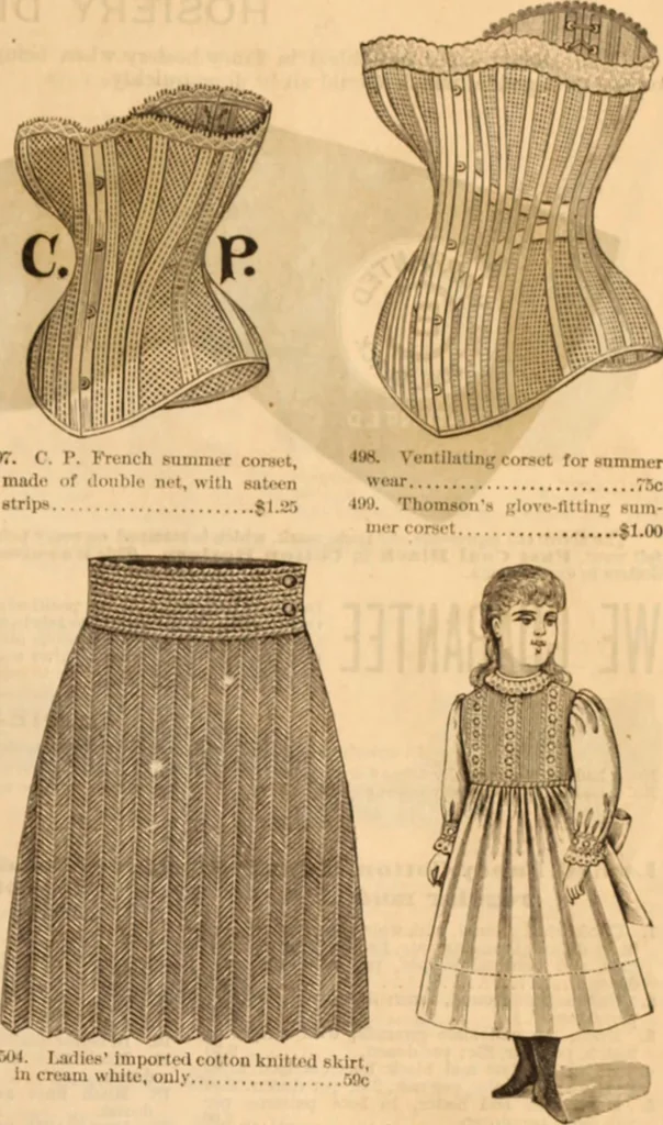 An illustration from Illustrated fashion catalogue : summer, 1890, 1890, leaf 20