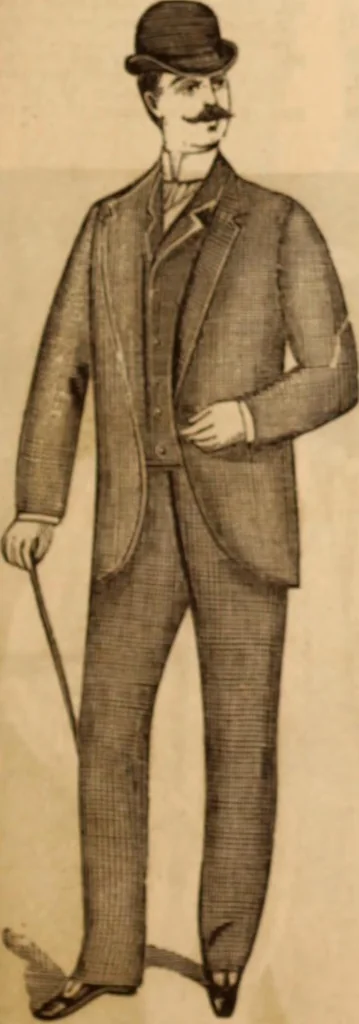 An illustration from Illustrated fashion catalogue : summer, 1890, 1890, leaf 24