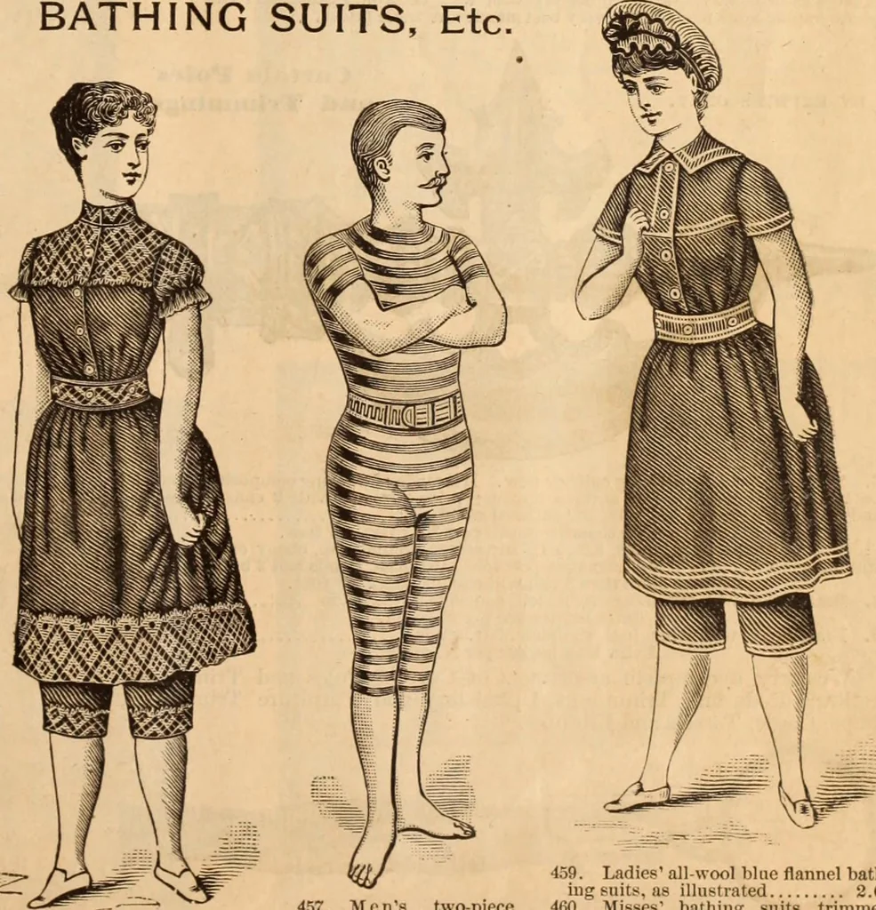An illustration from Illustrated fashion catalogue : summer, 1890, 1890, leaf 28