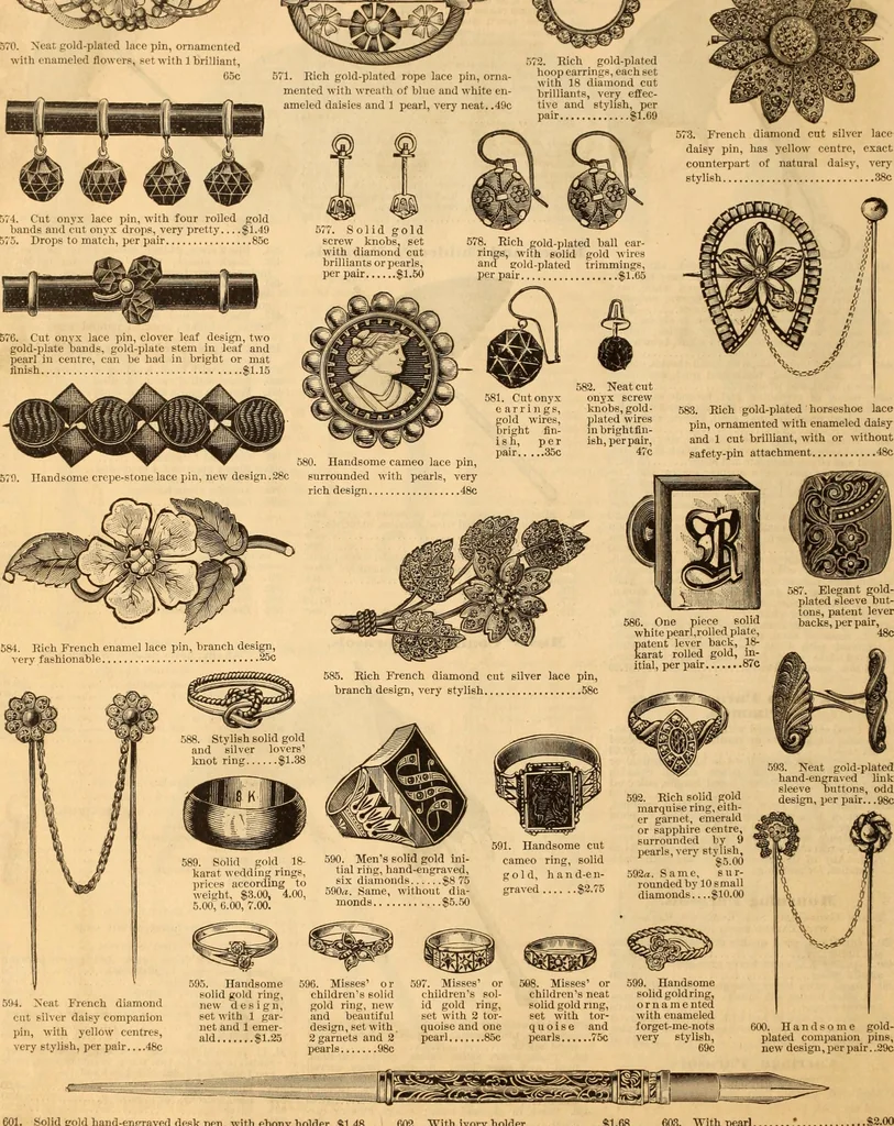 An illustration from Illustrated fashion catalogue : summer, 1890, 1890, leaf 41