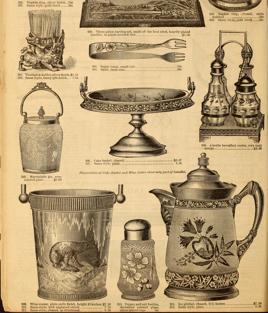 An illustration from Illustrated fashion catalogue : summer, 1890, 1890, leaf 47
