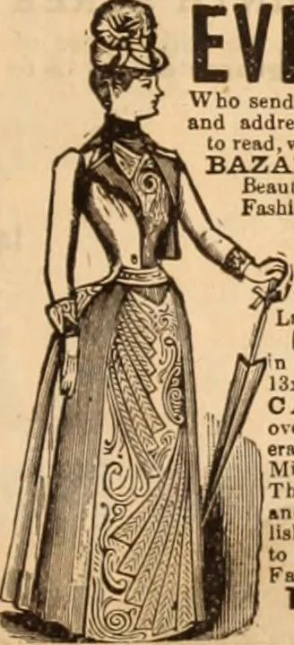 An illustration from Illustrated fashion catalogue : summer, 1890, 1890, leaf 62