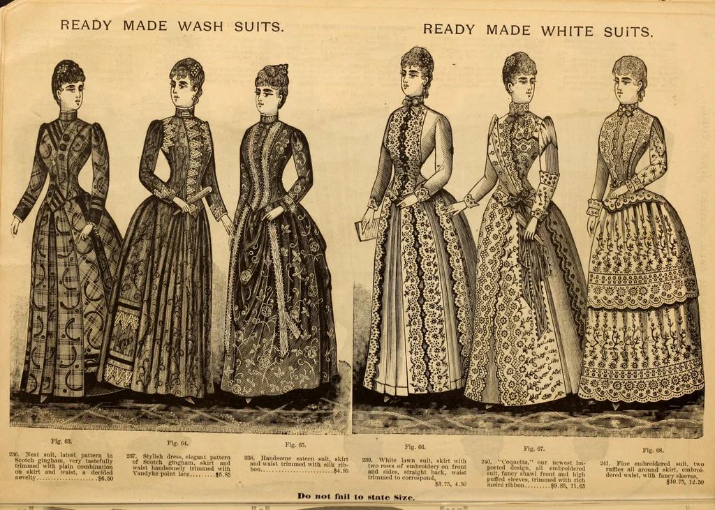 An illustration from Illustrated fashion catalogue : summer, 1890, 1890, leaf 7