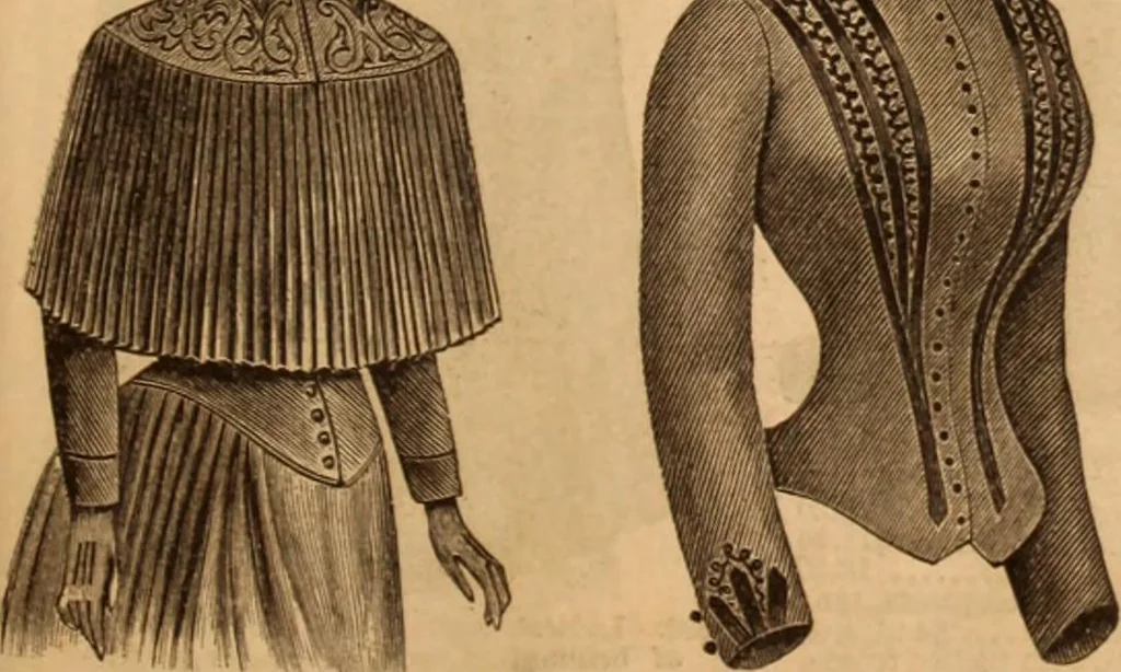 An illustration from Illustrated fashion catalogue : summer, 1890, 1890, leaf 8