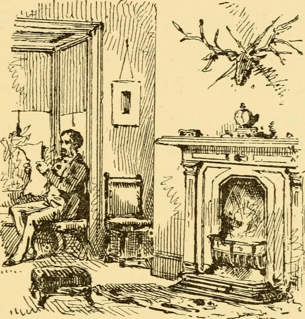 An illustration from Illustrated homes: a series of papers describing real houses and real people, 1875, leaf 134
