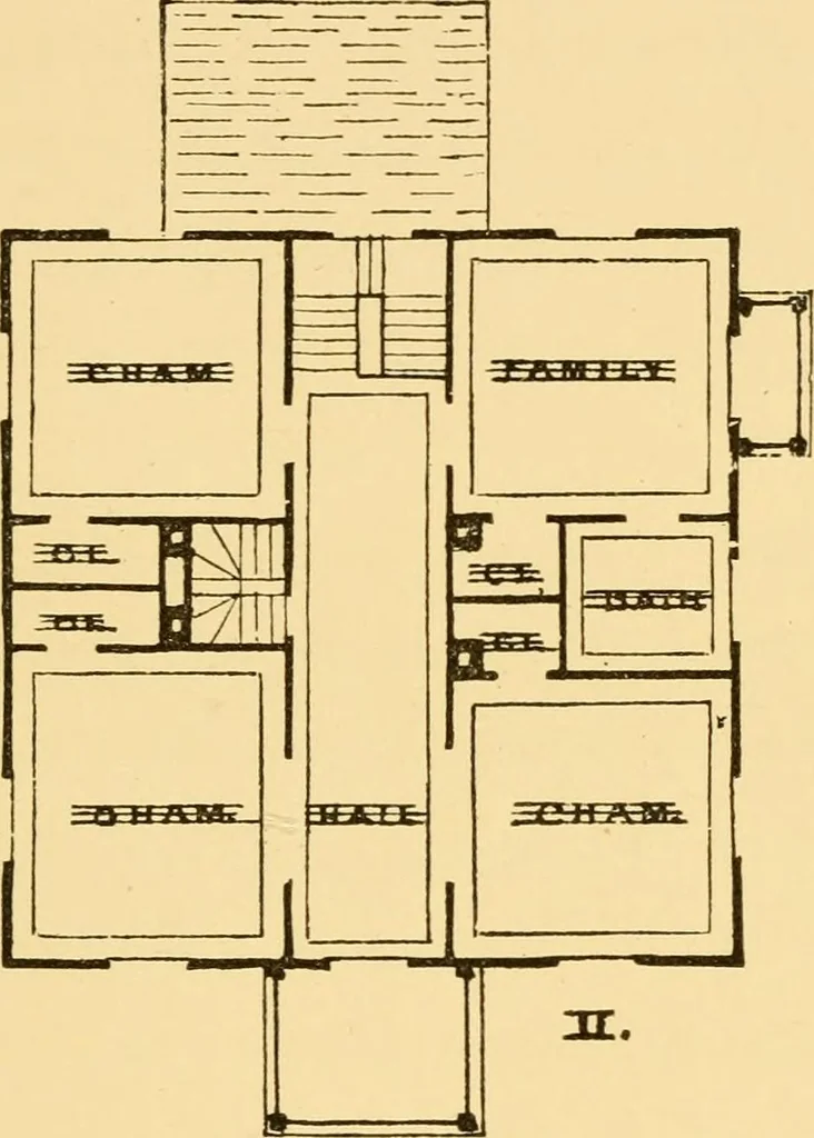 An illustration from Illustrated homes: a series of papers describing real houses and real people, 1875, leaf 224