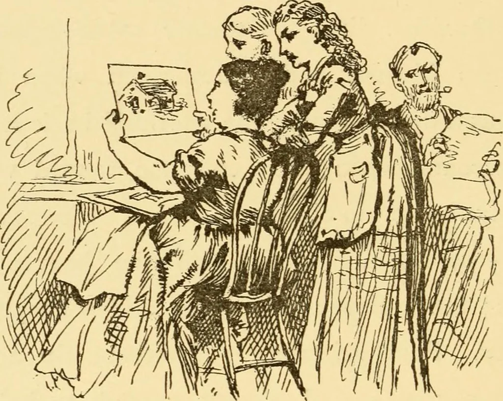 An illustration from Illustrated homes: a series of papers describing real houses and real people, 1875, leaf 81