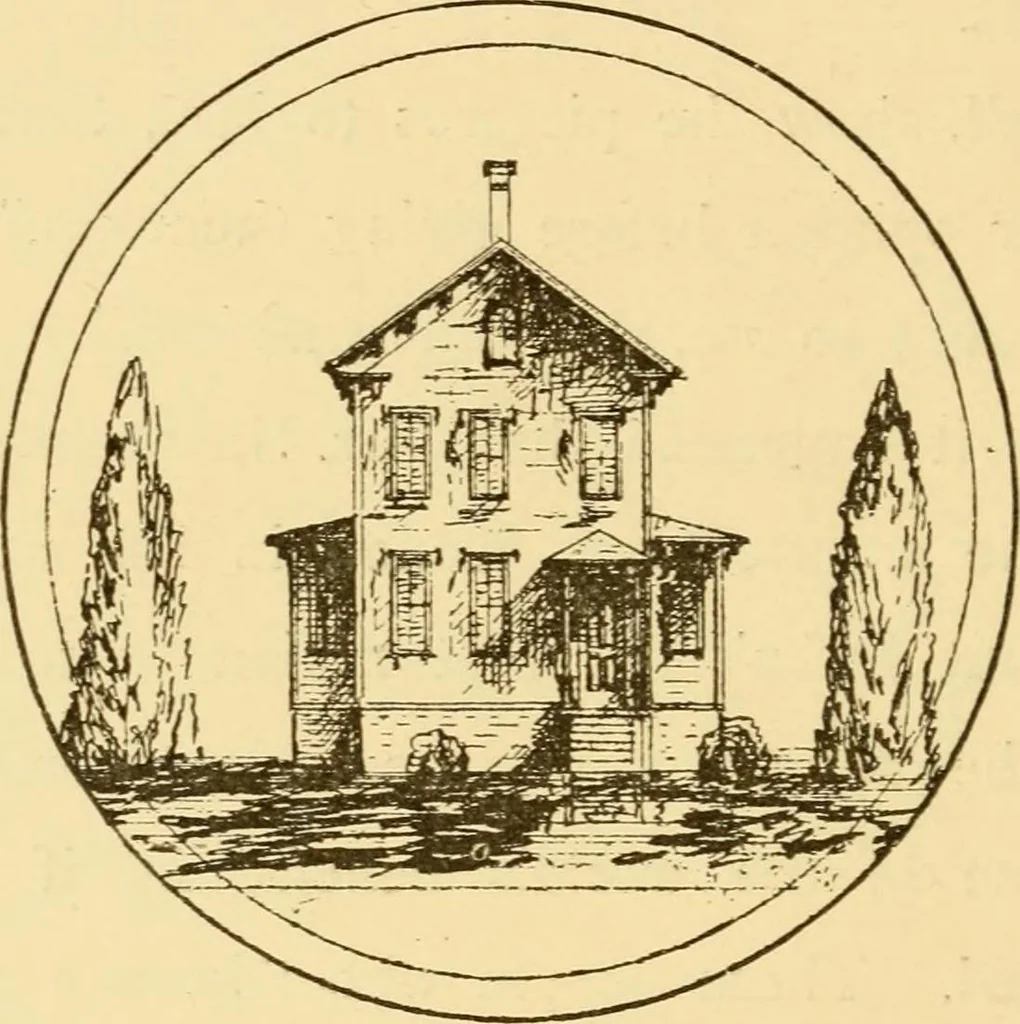 An illustration from Illustrated homes: a series of papers describing real houses and real people, 1875, leaf 85