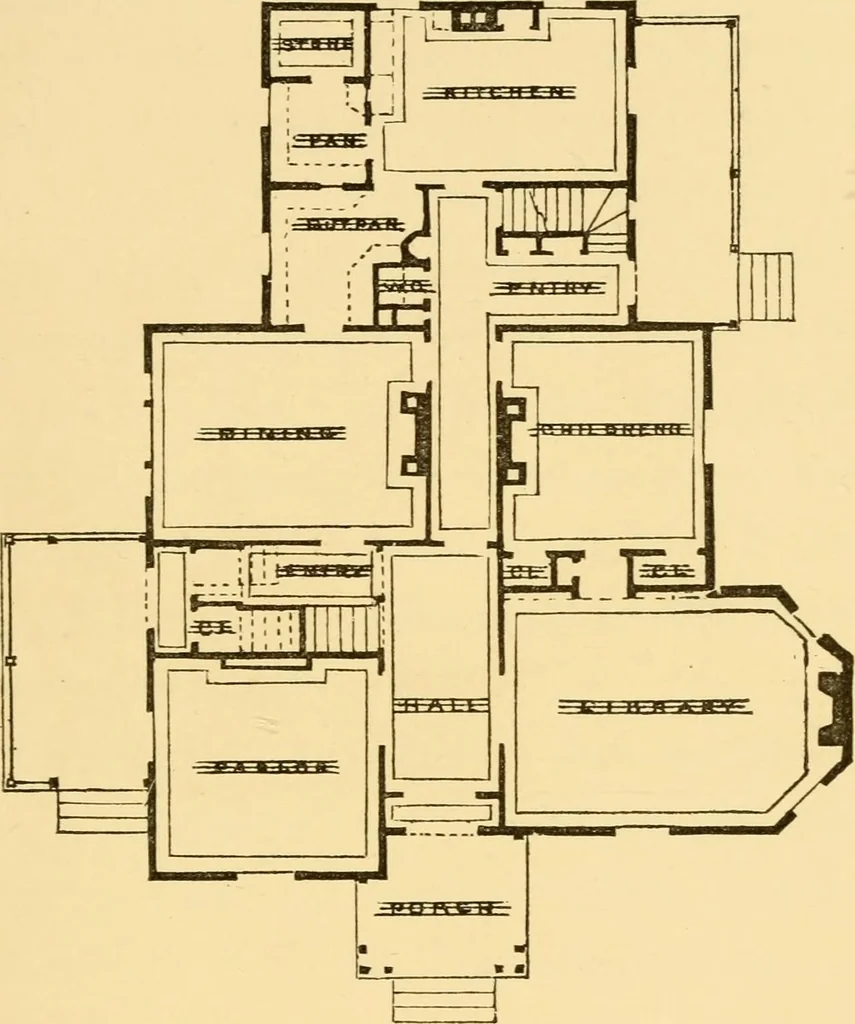 An illustration from Illustrated homes: a series of papers describing real houses and real people, 1875, leaf 98
