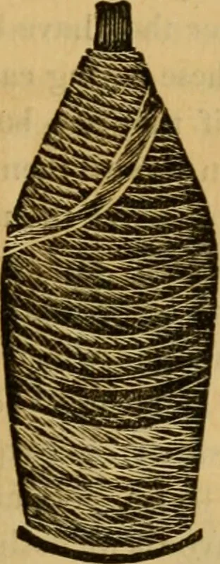 An illustration from Illustrated instructions for setting up and running the Bickford family knitting machine, also for making the different articles thereon .., 1871, leaf 10