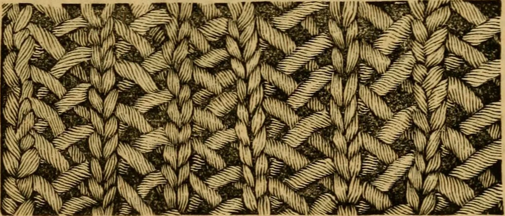An illustration from Illustrated instructions for setting up and running the Bickford family knitting machine, also for making the different articles thereon .., 1871, leaf 20