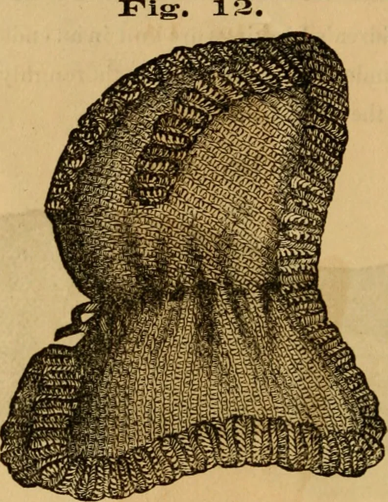 An illustration from Illustrated instructions for setting up and running the Bickford family knitting machine, also for making the different articles thereon .., 1871, leaf 33