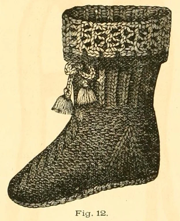 An illustration from Illustrated instruction book for the Bickford family knitting machine, 1873, leaf 62
