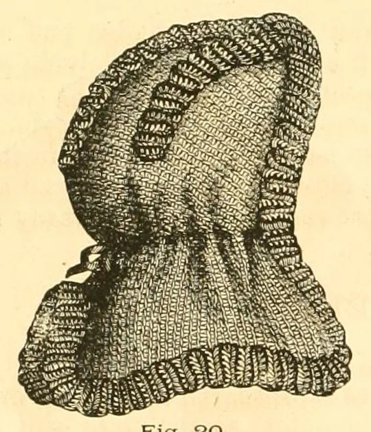 An illustration from Illustrated instruction book for the Bickford family knitting machine, 1873, leaf 66