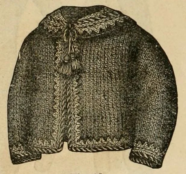 An illustration from Illustrated instruction book for the Bickford family knitting machine, 1875, leaf 66
