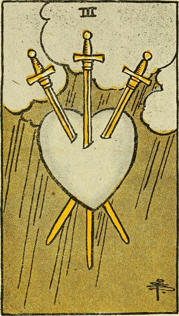 An illustration from The illustrated key to the tarot, the veil of divination, illustrating the greater and lesser arcana, embracing: The veil and its symbols. Secret tradition under the veil of divination. Art of tarot divination. Outer method of the oracles. The tarot in history. Inner symbolism. The greater keys, 1918, leaf 132