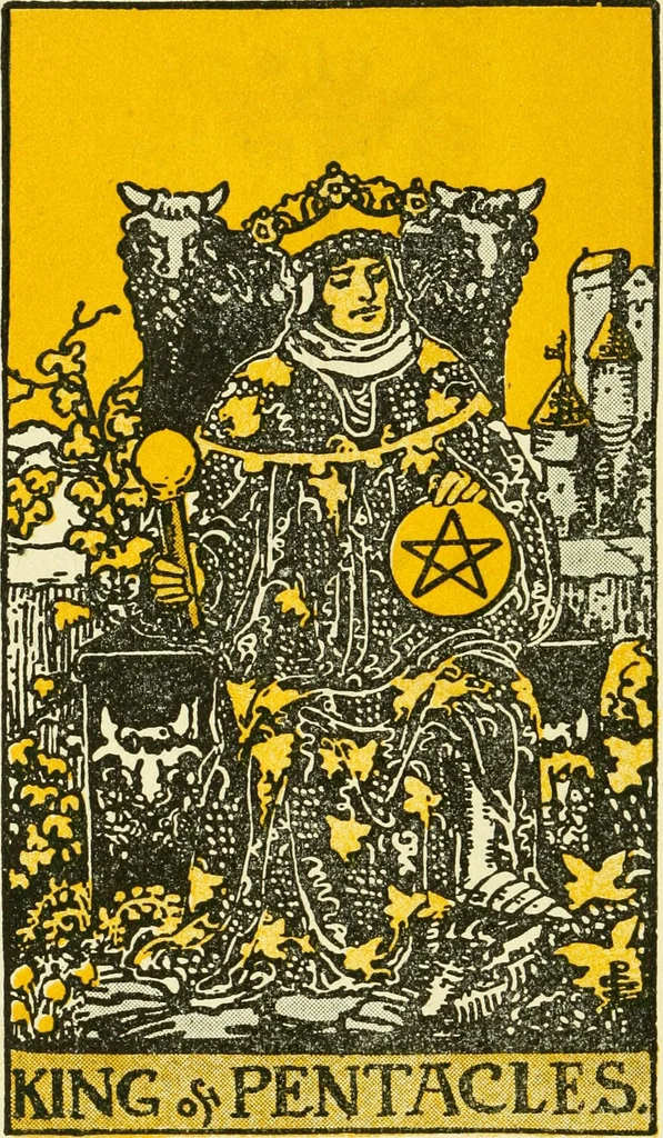 An illustration from The illustrated key to the tarot, the veil of divination, illustrating the greater and lesser arcana, embracing: The veil and its symbols. Secret tradition under the veil of divination. Art of tarot divination. Outer method of the oracles. The tarot in history. Inner symbolism. The greater keys, 1918, leaf 135
