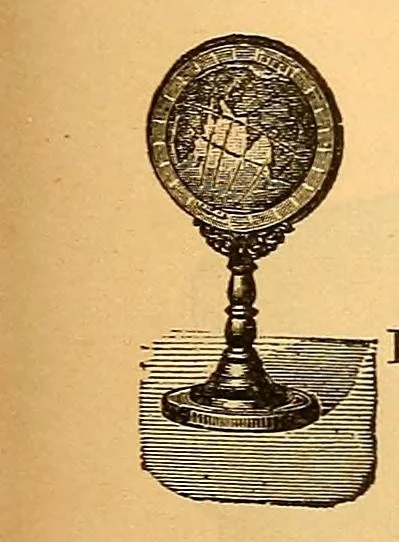 An illustration from An illustrated manual for the use of the terrestrial and celestial globes, 1878, leaf 71