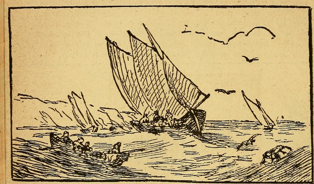 An illustration from Illustrated notes upon the pictures in the Dramatic Fine Art Gallery, 1880., 1880, leaf 17