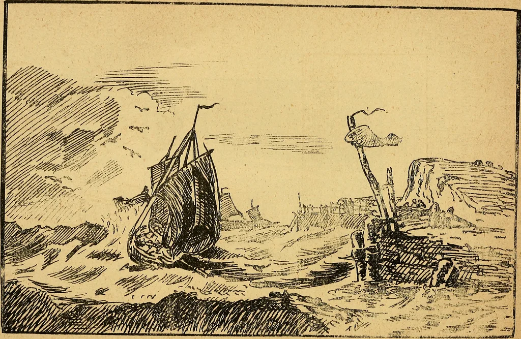 An illustration from Illustrated notes upon the pictures in the Dramatic Fine Art Gallery, 1880., 1880, leaf 19