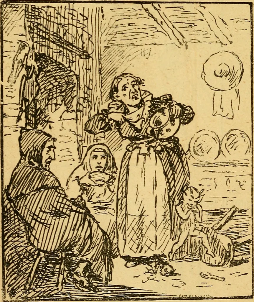 An illustration from Illustrated notes upon the pictures in the Dramatic Fine Art Gallery, 1880., 1880, leaf 39