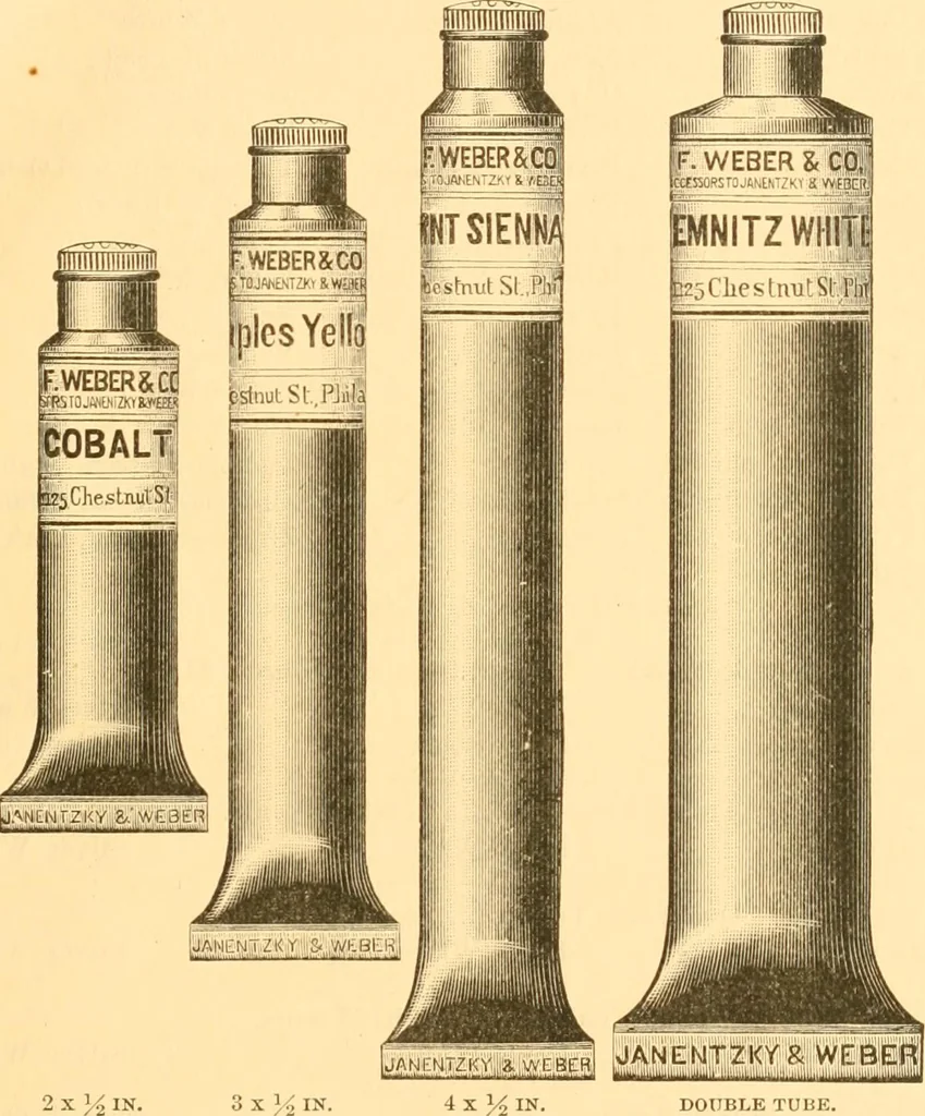 An illustration from Illustrated price list of artists' materials : comprising a complete list of painting and drawing materials for artists... materials for gilders, sign and coach-painters; etcher's and engravers' tools; also, materials for making wax and paper flowers., 1888, leaf 10