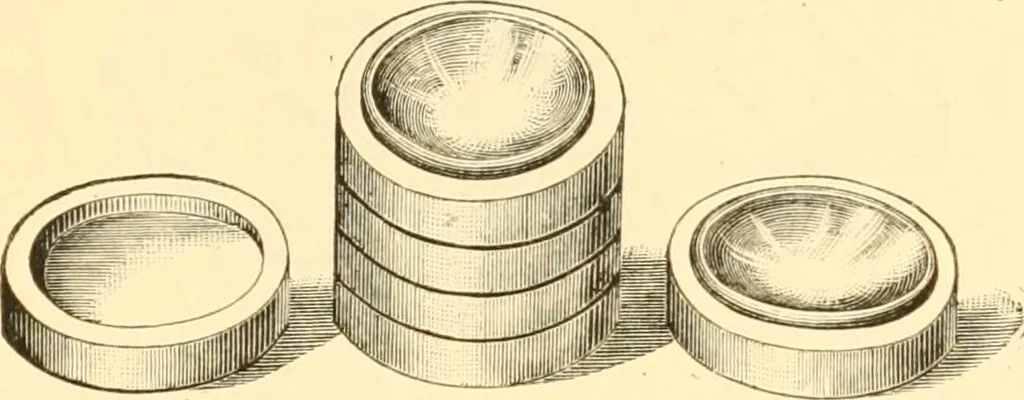 An illustration from Illustrated price list of artists' materials : comprising a complete list of painting and drawing materials for artists... materials for gilders, sign and coach-painters; etcher's and engravers' tools; also, materials for making wax and paper flowers., 1888, leaf 114