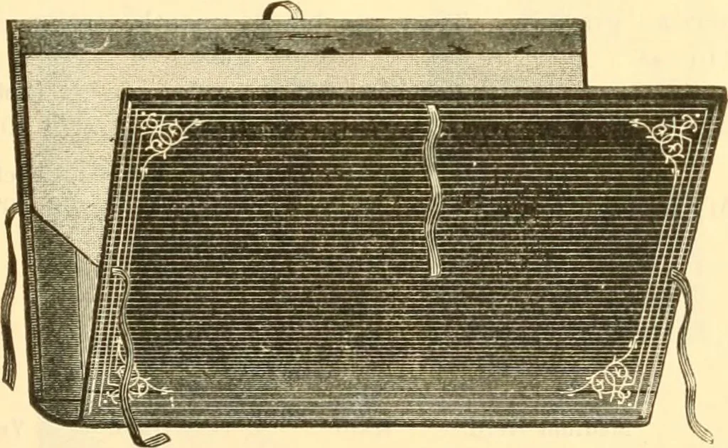An illustration from Illustrated price list of artists' materials : comprising a complete list of painting and drawing materials for artists... materials for gilders, sign and coach-painters; etcher's and engravers' tools; also, materials for making wax and paper flowers., 1888, leaf 146