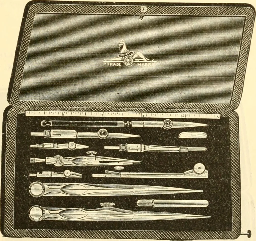 An illustration from Illustrated price list of artists' materials : comprising a complete list of painting and drawing materials for artists... materials for gilders, sign and coach-painters; etcher's and engravers' tools; also, materials for making wax and paper flowers., 1888, leaf 172