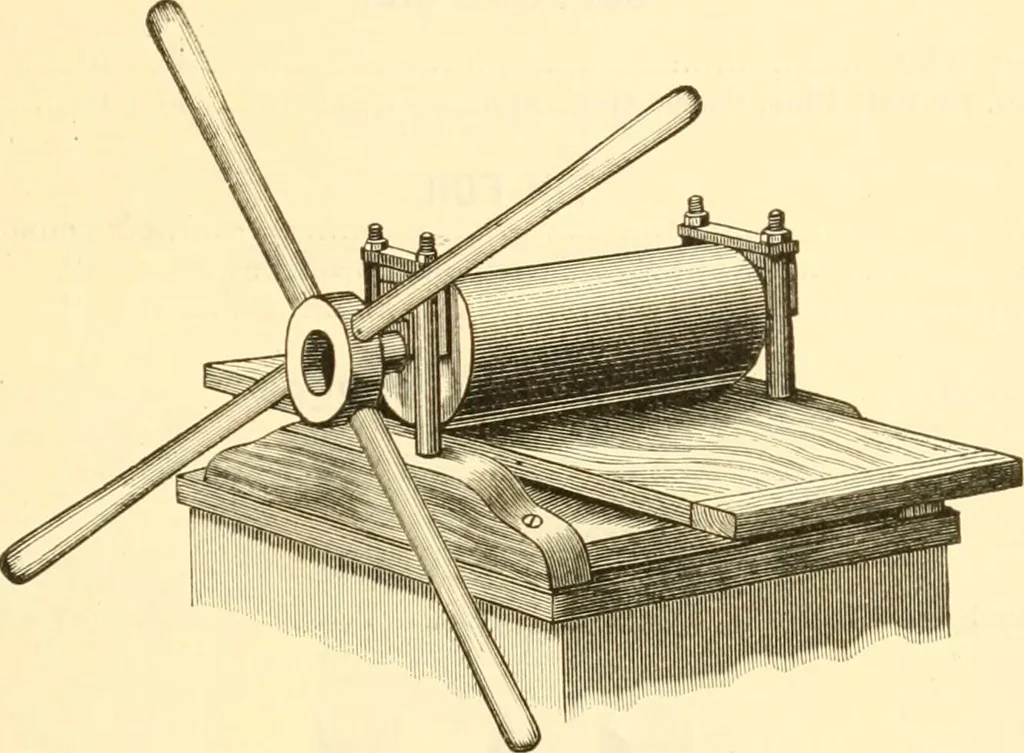An illustration from Illustrated price list of artists' materials : comprising a complete list of painting and drawing materials for artists... materials for gilders, sign and coach-painters; etcher's and engravers' tools; also, materials for making wax and paper flowers., 1888, leaf 194