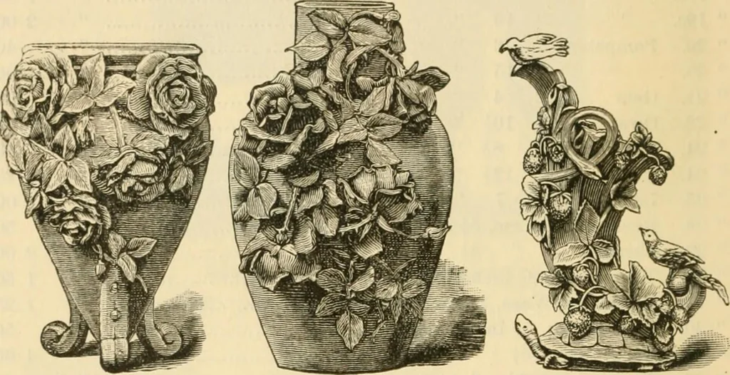 An illustration from Illustrated price list of artists' materials : comprising a complete list of painting and drawing materials for artists... materials for gilders, sign and coach-painters; etcher's and engravers' tools; also, materials for making wax and paper flowers., 1888, leaf 231